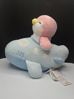 NWT Miniso Life Travel Series Penguin Airplane Plush